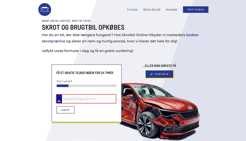Skærmbillede af Skrotbil Online